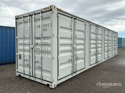2025 40 ft High Cube Multi-Door Storage Container