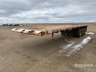 Aspen OF50-3 23 ft Tri/A Flatbed Remorque pour champ pétrolifère