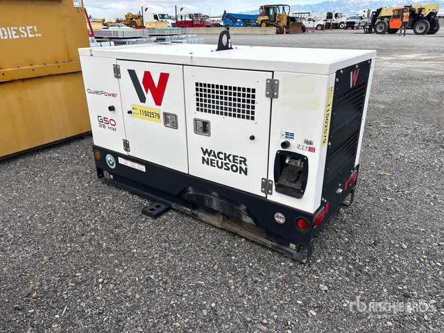 2022 Wacker Neuson G50 38 kW Mobile Generator Set