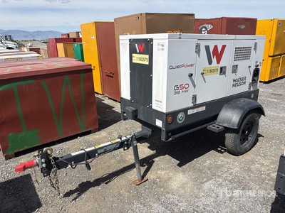 2022 Wacker Neuson G50 38 kW Mobile Generator Set