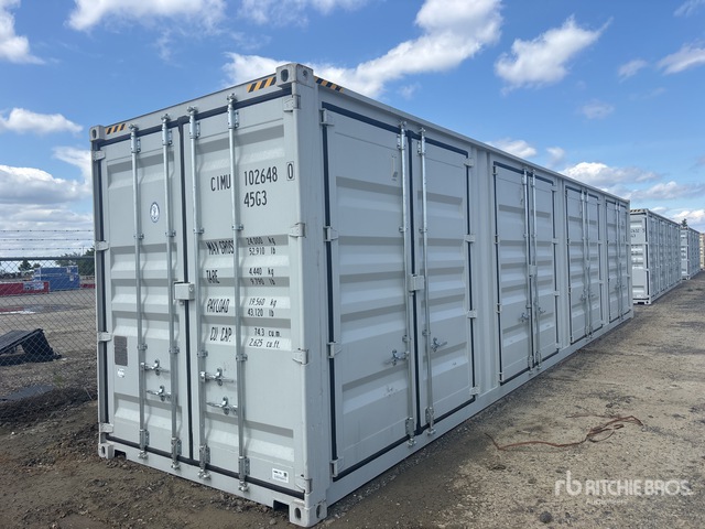 2025 40 ft High Cube Multi-Door Storage Container (Unused)