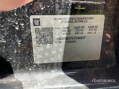 2020 Chevrolet Silverado 3500HD 4x4 Crew Cab Servicewagen