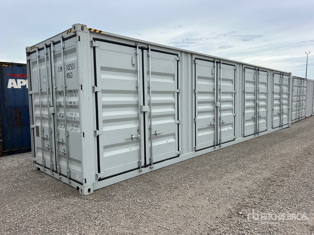 2025 40 ft High Cube Multi-Door Storage Container