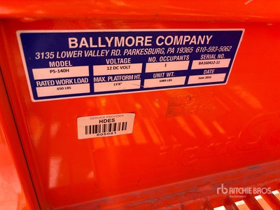 Ballymore PS-140H Verticale mastlift