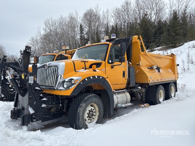 2012 International 7600 Work Star 6x4 Autocarro spazzaneve