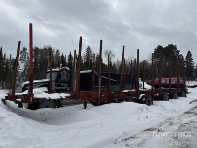 2008 Timmins DDL48-3A-STAL 48 ft 5-Axle Combination Log Trailer