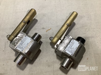 (2) Electric Boat 2640-674X1 Ball Valves