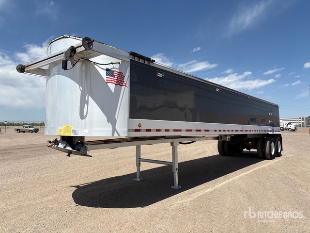2019 Vantage S-96-SS 39 ft T/A Aluminum Frameless End Dump Trailer
