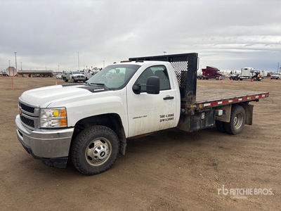 2012 Chevrolet Silverado 3500HD 4x4 Tilt Camion à Plateau