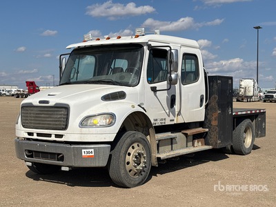2008 Freightliner M2 106 4x2 Crew Cab Flatbed Truck