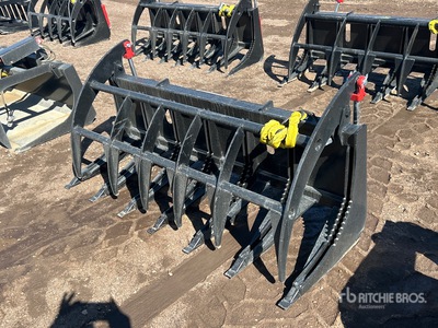 All-Star 72 in Skid Steer Root Rake (Unused)