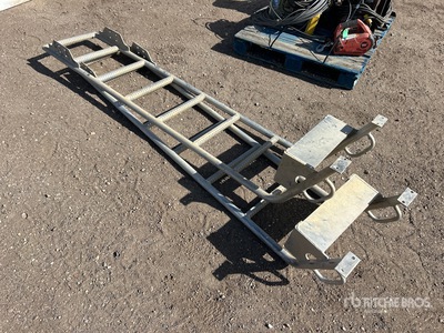 Quantity of (2) Aluminum Trailer Ladders