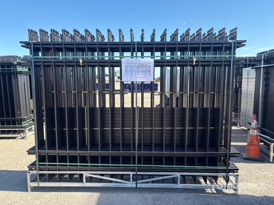 Quantity of (20) Canex x 7 ft Powder Coated Site Fence (Unused)