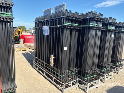 Quantity of (20) Canex x 7 ft Powder Coated Site Fence (Unused)