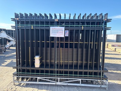 Quantity of (20) Canex x 7 ft Powder Coated Site Fence (Unused)