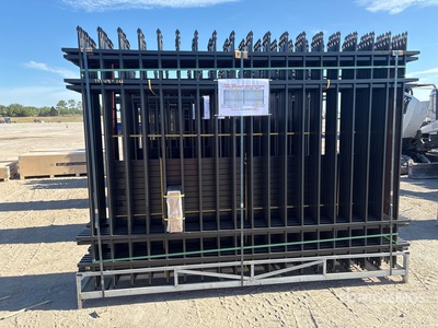 Quantity of (20) Canex x 7 ft Powder Coated Site Fence (Unused)
