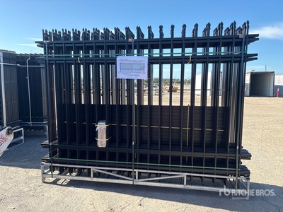 Quantity of (20) Canex x 7 ft Powder Coated Site Fence (Unused)