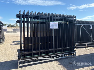 Quantity of (20) Canex x 7 ft Powder Coated Site Fence (Unused)