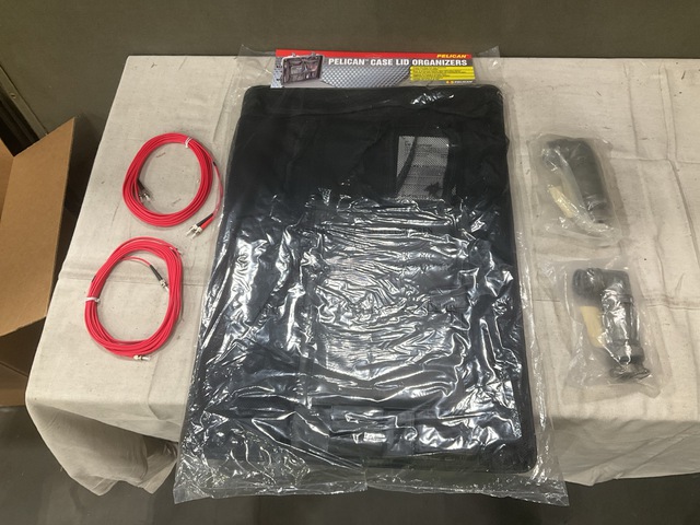 (38) Lid Organizers, (157) Cables, (6) Backshells & Assorted Items