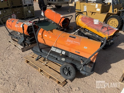 (3) Dayton Space Heaters & (1) Desa Space Heater