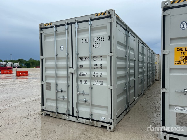 2025 40 ft High Cube Multi-Door Storage Container