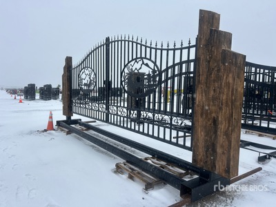 21 ft x 8 ft Steel Bi-Parting Bi-Parting Puerta de entrada