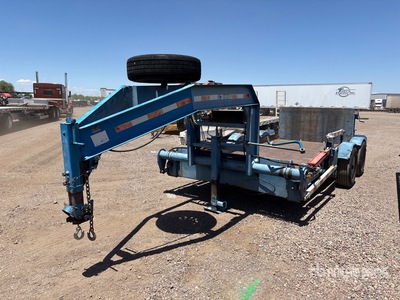 2004 LifeTime Trailers 14 ft T/A Gooseneck Equipment Trailer