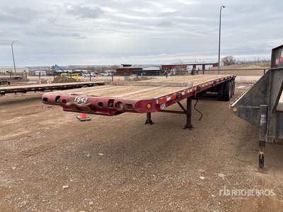 1982 Lufkin 45 ft Tri/A Flatbed Trailer