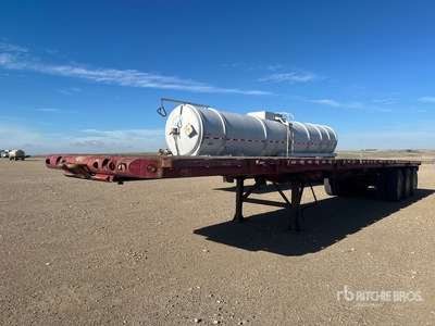 1980 Lufkin 45 ft Tri/A Remorque à plateau