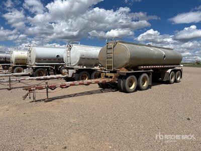 1977 Beal Quad/A Turntable Pup Tanker Trailer