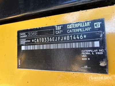 2014 Cat 336E L Tracked Excavator