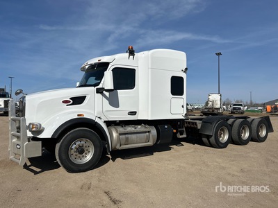 2023 Peterbilt 567 8x6 Tri/A Sleeper Truck Tractor