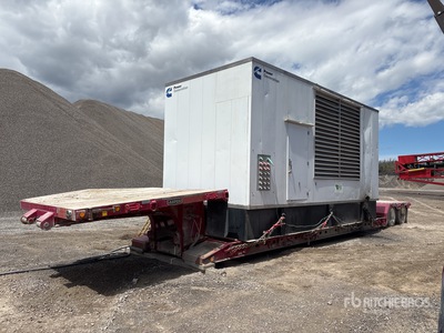 2003 Cummins 1500 kW Generator Set w/ 2005 Aspen T/A Lowboy Trailer