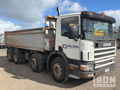 2005 Scania P124 8x4 Twin-Steer Tri/A Dump Truck