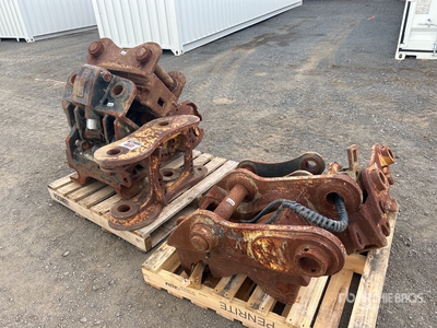 Quantity of (2) Pallets of Excavator Coupler (Inoperable)