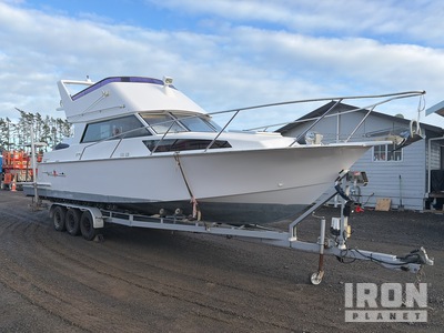 2010 Oliver Royale 35 ft Flybridge Bateau de pêche w/2025 Homebuilt Trailer