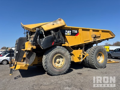 2014 Cat 773G Camion de transport (Inoperable)
