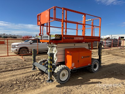 2023 Snorkel S3370RTE 4x4 Electric Scissor Lift (Unused)