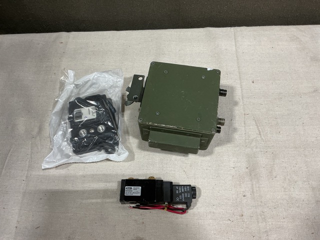 (1) Speaker, (11) Solenoid Valves, (12) Transducers & Assorted Items