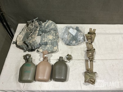 (155) Water Canteens, (120) Grenade Carriers & (45) Waist Packs
