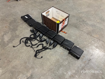 Quantity of (8) Motorola CDM1250 - 64 Channel VHF Analog Truck Radios