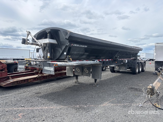 2017 Cross Country 38 ft Tri/A Side Dump Trailer