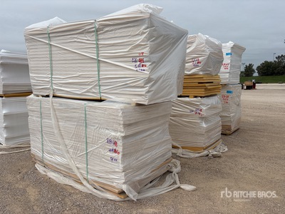 Quantity of (6) Pallets of 48 in x 96 in Polyiso Insulation Board