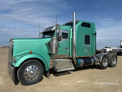 2002 Kenworth W900 6x4 T/A Sleeper Truck Tractor