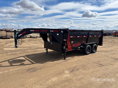 2026 Pro Fab 14 ft T/A Gooseneck Lichte Kiepaanhanger (Unused)