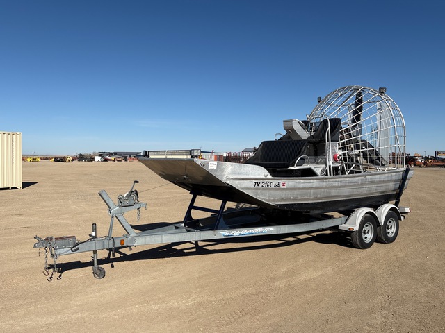 18 ft Air Boat w/ EZ-Loader Trailer
