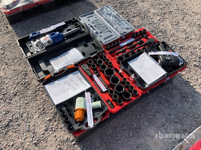 2026 Yuni Lote de Herramientas de Impacto (Sin Usar) / Air Tools (Unused)