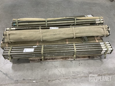 (8) Starwin Industries CW-124/GRA-4 Mast Bases w/Carrying Cases