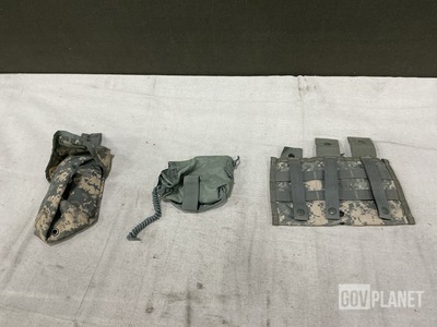 (31) M4 Three Mag Pouches, (68) First Aid Kit Pouches & Assorted Items