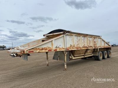 1998 Decap 42 ft Tri/A Belly Dump Trailer